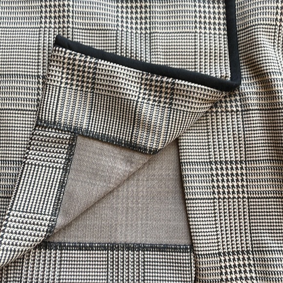 Ann Taylor Faux Wrap Plaid Skirt - Picture 5 of 5